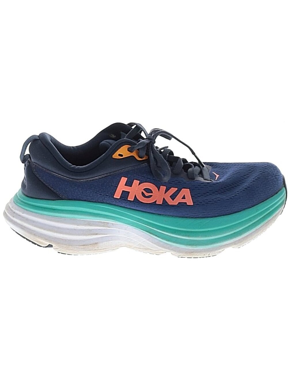 HOKA Women's Bondi 8, Outer Space / Bellwether Blue, size 7.5